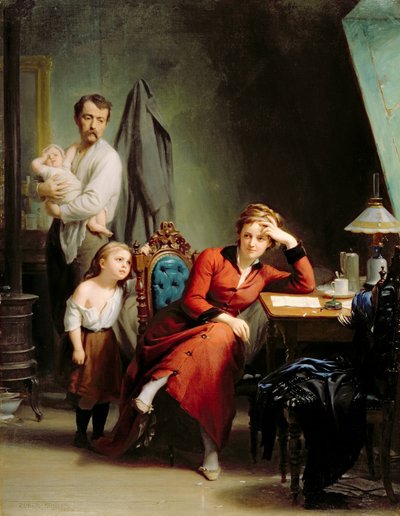 The Poetess by Fritz Zuber Buhler